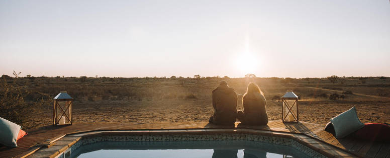 prachtige uitzichten bij Kalahari Red Dunes Lodge in Namibië