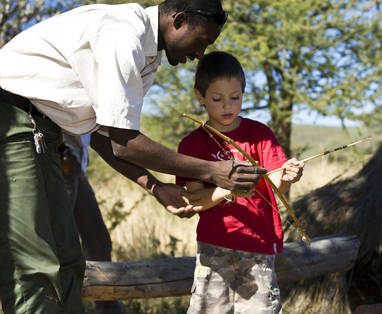 Uitermate geschikt voor families, Okonjima's Plain Camp