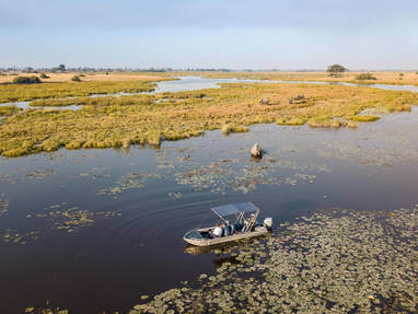Bootsafari bij Selinda Camp in Botswana
