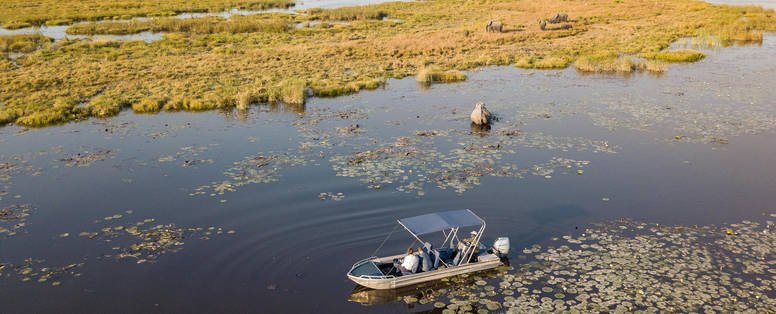 Bootsafari bij Selinda Camp in Botswana