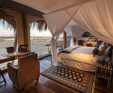 suite bij Selinda Camp in Botswana
