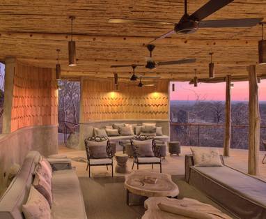 Gemeenschappelijke lounge bij Jabali Ridge in Tanzania