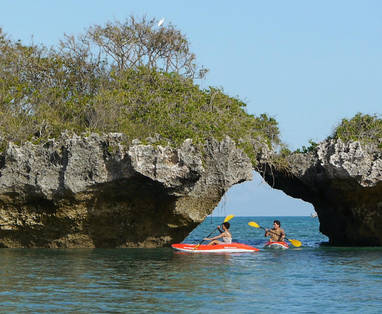 Kajakken rond Fanjove Island Tanzania