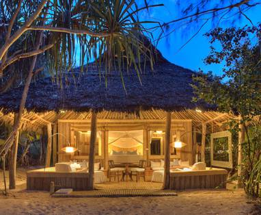 Cottage aan het strand Mnemba Island