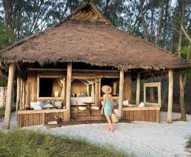 Banda bij Mnemba Island Lodge in Tanzania