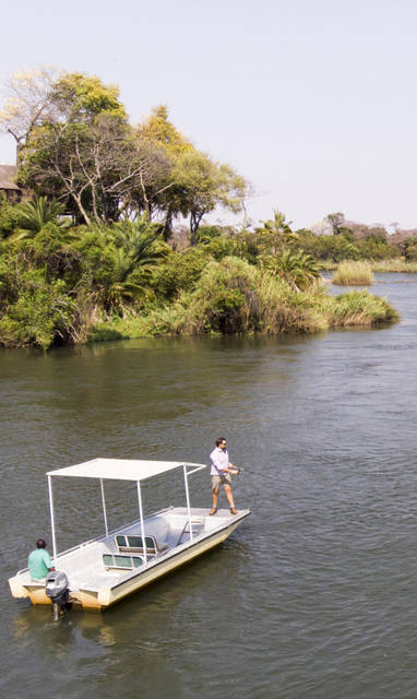 vissen bij Divava resort & spa in Namibië