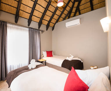 kinderkamer bij Safarihoek in Namibië