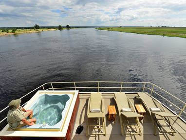 Plunge pool bij chobe princess