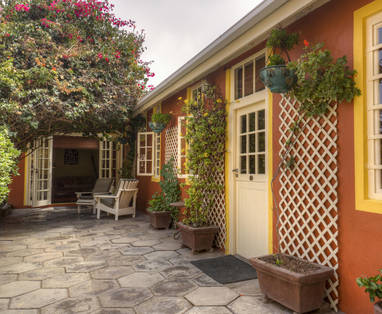 Lord Nelson ingang bij Villa Margherita in Namibië