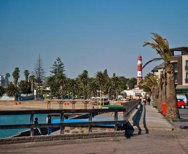 pier in Swakopmund in namibië