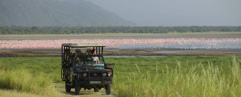 Autosafari bij Lake Manyara