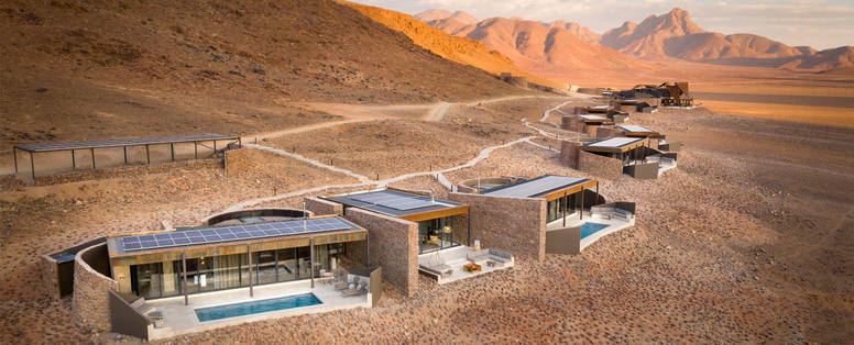 suites bij Sossusvlei Desert lodge in Namibië