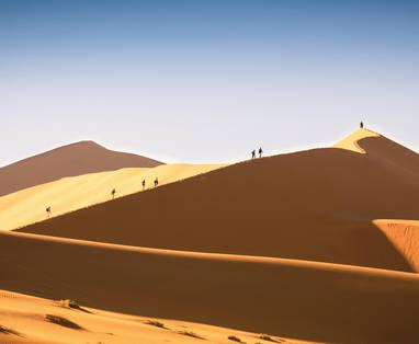 wandelexcursie bij sossusvlei desert lodge
