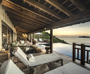 privé zwembad bij Bai San Ho in Vietnam