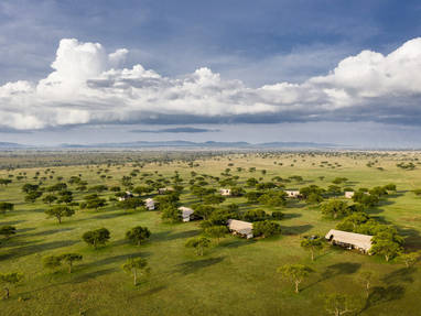 Singita Sabora Tented Camp vooraanzicht 