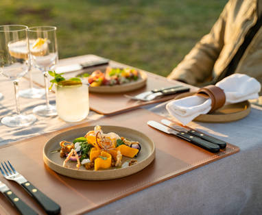 Singita Sabora Tented Camp culinaire lunch