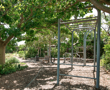buiten fitness bij hotel verde in kaapstad
