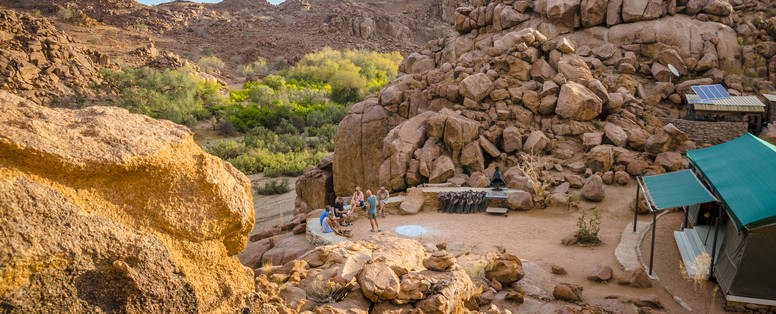 omgeving bij Ozondjou Trails in Namibië