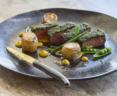 diner bij Pamushana lodge in Zimbabwe