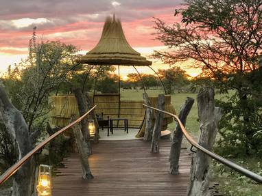 uitkijk punt bij oberland lodge in namibie