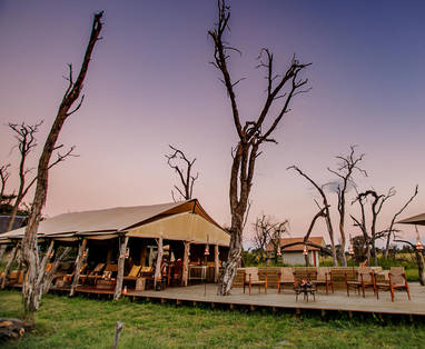the private hide bij The Hide in Zimbabwe