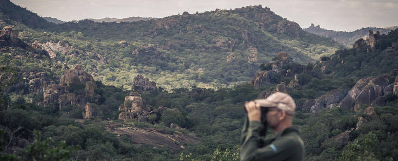 uitzicht  bij Big Cave Camp in Zimbabwe