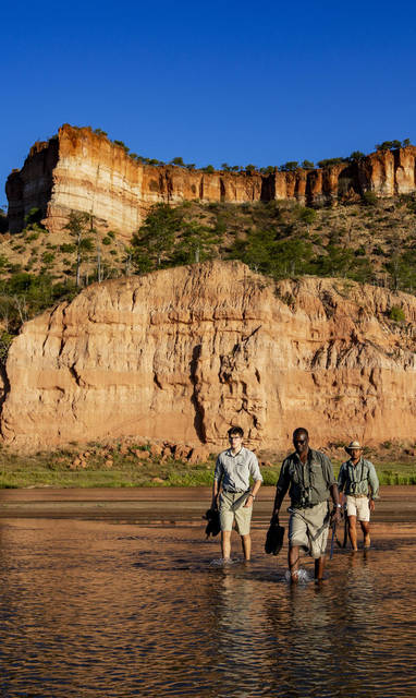 wandelsafari bij Chilo Gorge Lodge in Zimbabwe