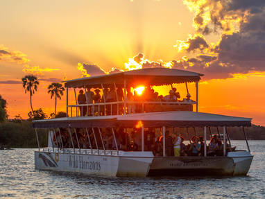 Sunset cruise zambezi rivier