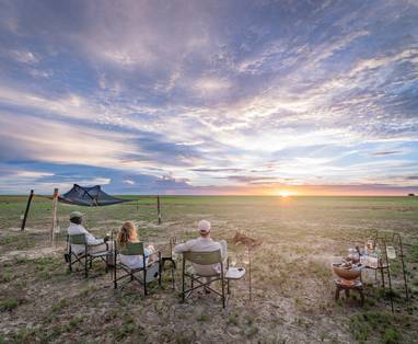 Wildkamperen King Lewanika in Zambia