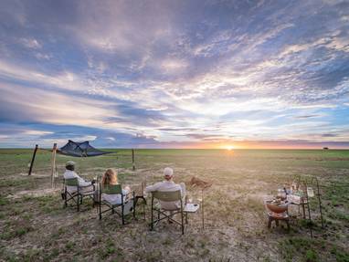 Wildkamperen King Lewanika in Zambia