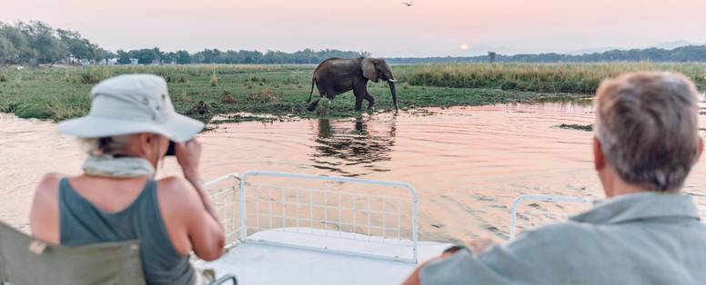 bootsafari bij Tusk & mane in Zambia