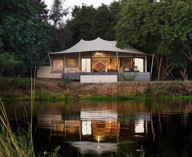 Luxury Suite bij Sausage Tree Camp in Zambia