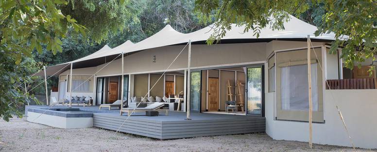 Kigelia House bij Sausage Tree Camp in Zambia