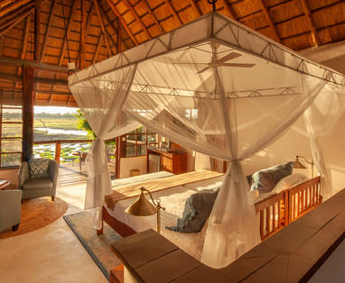 kamer bij Kafunta in Zambia