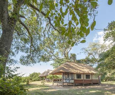 chalets bij Kafunta in Zambia