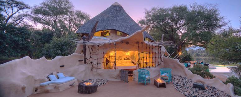 Bijzondere kamers bij Chongwe House in Zambia