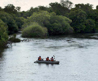 kano excursie bij royal chundu in zambia