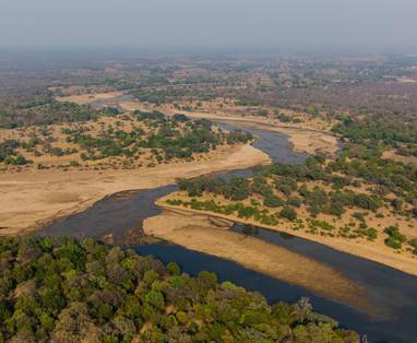 Luambe national park bij Luambe Camp in Zambia