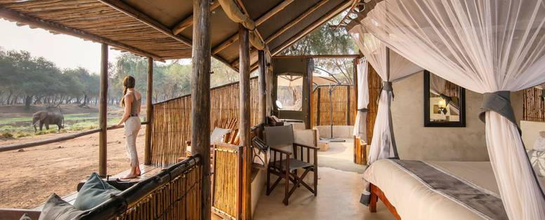 Old Mondoro slaapkamer met uitzicht