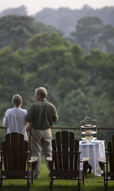 high tea bij The Manor in Tanzania