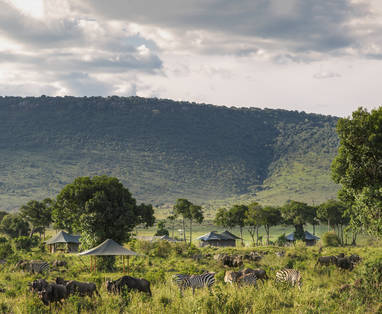 safari kamp bij Angama Mara in Kenia 