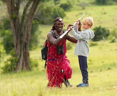 begeleide wandeling bij Angama Mara in Kenia 