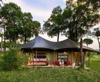 safari kamp tent bij Angama Mara in Kenia 