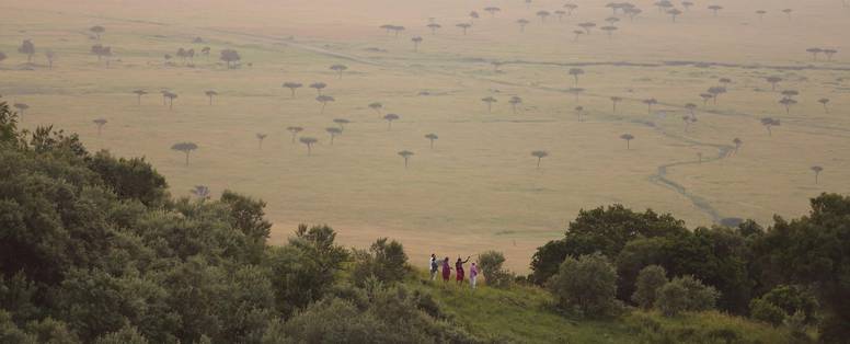 wandelsafari's bij Angama Mara in Kenia 