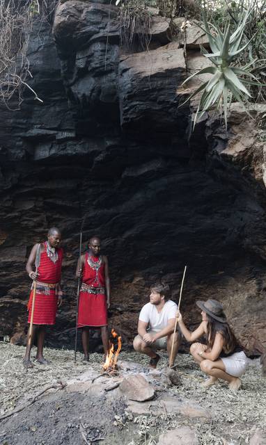 De Masai bij Mara Bushtops in kenia