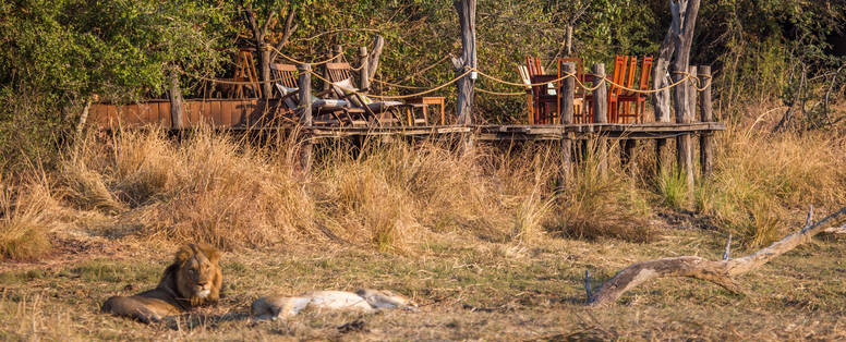 uitkijkdek bij Musekese Camp in Zambia
