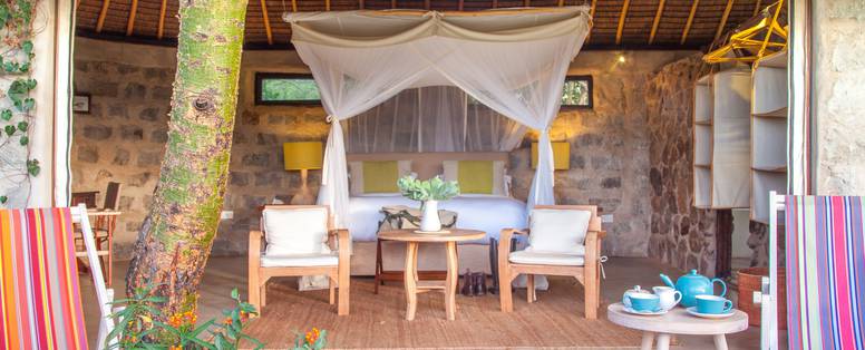 tent bij Ololo safari lodge in kenia