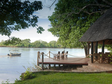 rivier bij Nkwali Camp in zambia