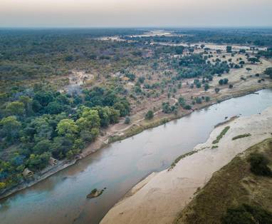 omgeving bij Mwaleshi Camp in Zambia