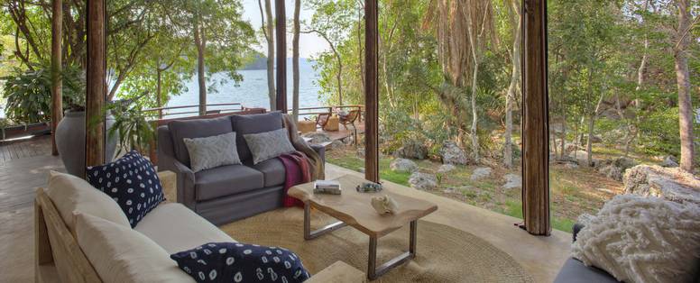 lounge bij Rubondo Island Camp in Tanzania